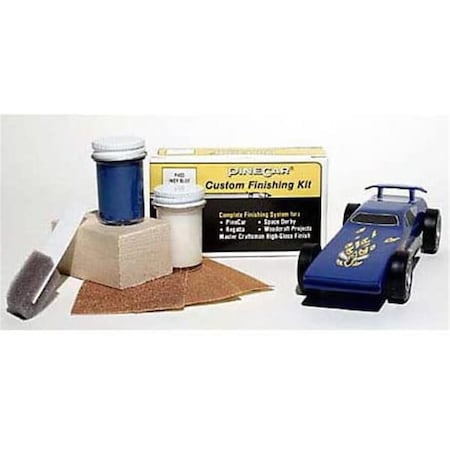 Pinecar P403 Pinewood Derby Finishing Kit, Indy Blue PINP403